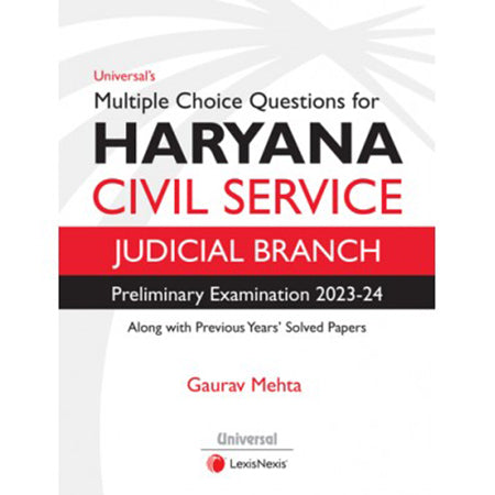 Universal’s Multiple Choice Questions For Haryana Civil Service (Judicial Branch) Preliminary Examination 2023-24