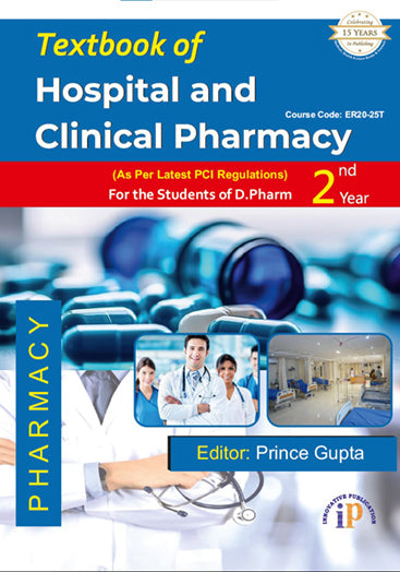 Textbook of Hospital and Clinical Pharmacy for the Students of D.Pharm 2nd Year
