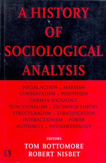 HISTORY OF SOCIOLOGICAL ANALYSIS