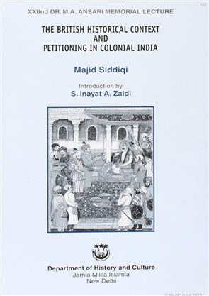 The British Historical Context and Petitioning in Colonial India