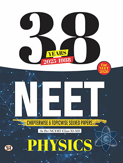 38 Years NEET Previous Year PYQs Solved Question Papers (2025-1988) | Physics Chapterwise Topicwise Solutions For NEET Exam 2026 | Based on NCERT Latest Syllabus