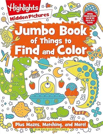 Jumbo Book of Things to Find and Color