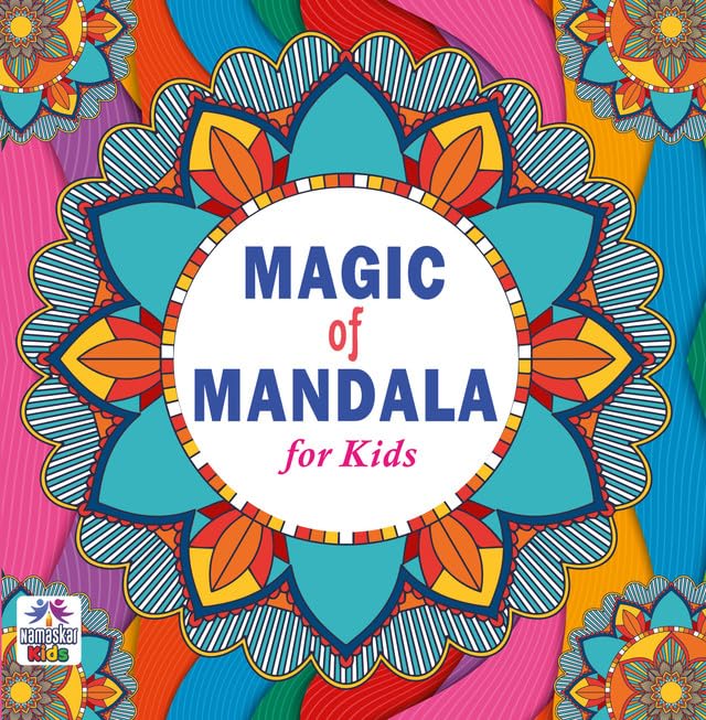 Magic of Mandala For Kids Tear Out Sheets (Enhance Art Coloring, Drawing Skills, Mandala Practice) High Quality Big 160 GSM for Frame After Colouring - Perfect Gift for Teens