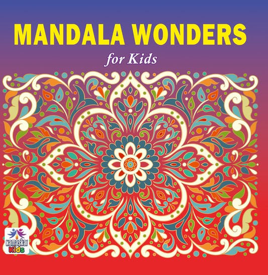 Mandala Wonders For Kids Tear Out Sheets (Enhance Art Coloring, Drawing Skills, Mandala Practice) High Quality Big 160 GSM for Frame After Colouring - Perfect Gift for Teens