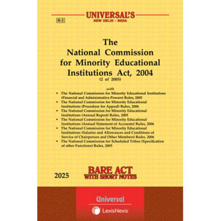 National Commission for Minority Educational Institutions Act, 2004 along with allied Rules, 2006