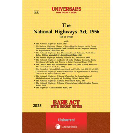 Control of National Highways (Land and Traffic) Act, 2002 see National Highways Act, 1956