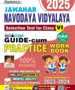 Jawahar Navodaya Vidyalaya Selection Test for Class VI Exam 2025 Guide Cum Practice Work Book (English Medium) (4764)