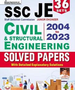 SSC Junior Engineer Civil and Structural Engineering 2004 to 2023 Solved Papers (English Medium) (4818)