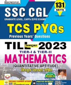 SSC CGL Mathematics (Quantitative Aptitude) TCS PYQs Till October 2023 Update Tier 1 and Tier 2 Solved Papers (Hindi Medium) (4587)