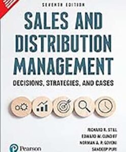 Sales and Distribution Management: Decisions, Strategies, and Cases