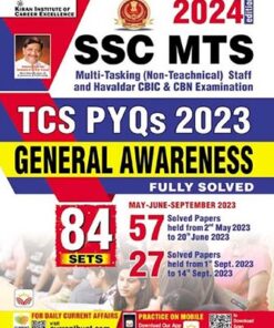 SSC MTS TCS PYQs 2023 General Awareness 84 sets 2024 Edition (English Medium) (4889)