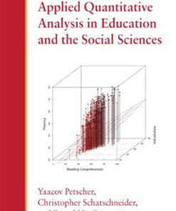 Applied Quantitative Analysis in Education and the Social Sciences