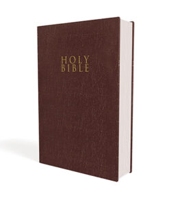 NIV, GIFT AND AWARD BIBLE, LEATHER-LOOK, BURGUNDY, RED LETTE