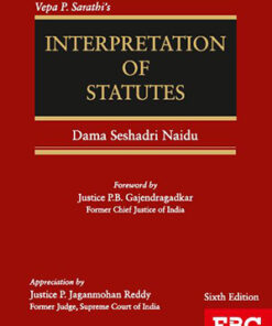 Vepa P. Sarathi's Interpretation of Statutes