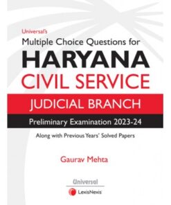Universal’s Multiple Choice Questions For Haryana Civil Service (Judicial Branch) Preliminary Examination 2023-24