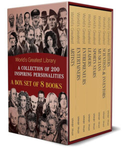 World's Greatest Library : A Collection of 200 Inspiring Personalities (Box Set of 8 Biographies)